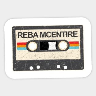 kurniamarga vintage cassette tape Reba McEntire Sticker